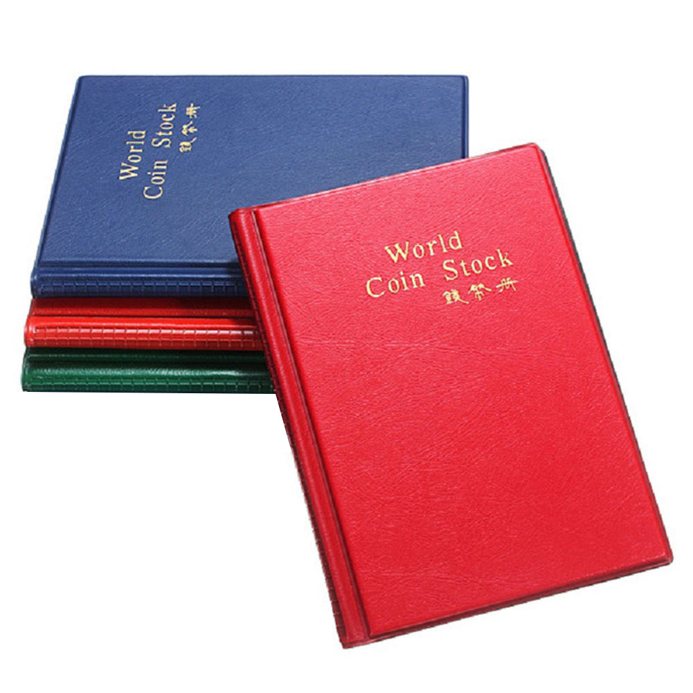 Coin Holder Collection Storage Collecting Money Penny 120 Pockets Album Book