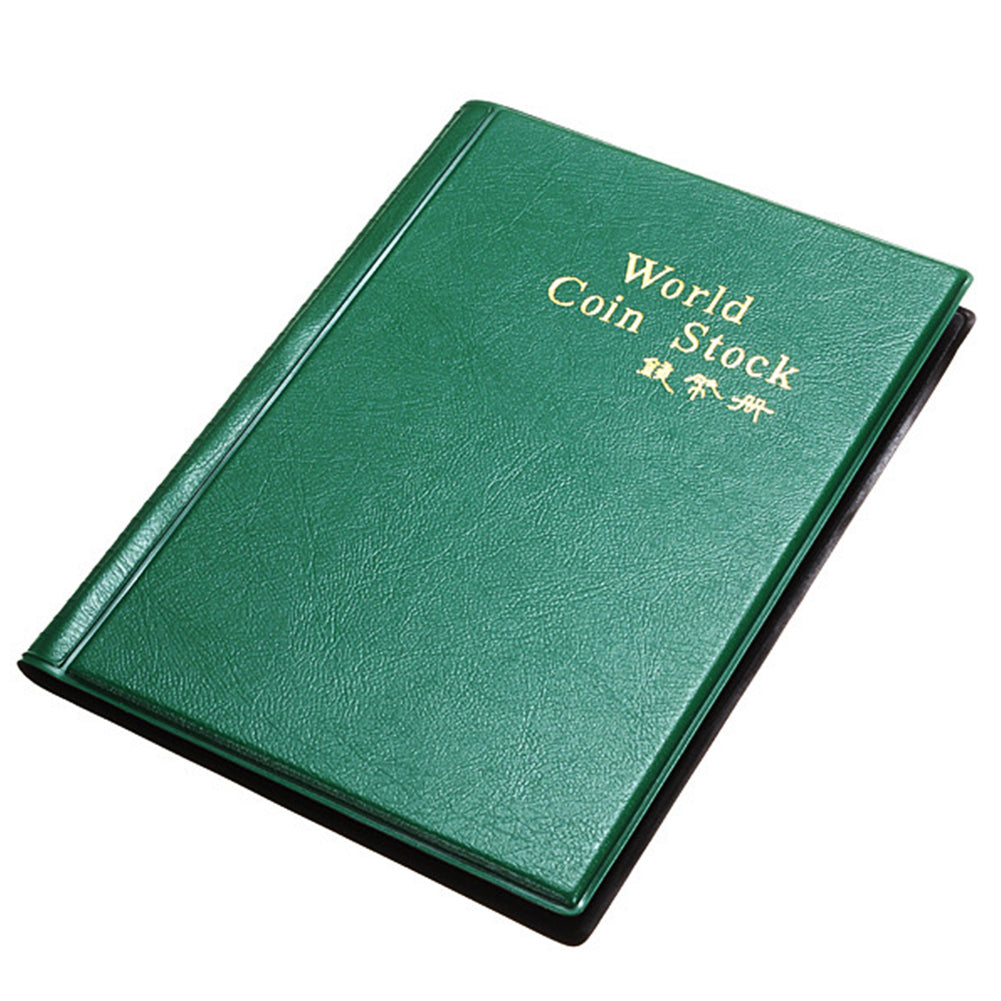 Coin Holder Collection Storage Collecting Money Penny 120 Pockets Album Book