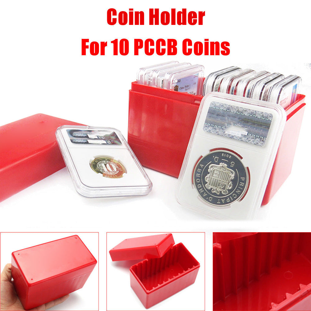 Universal Coin Capacity Holder Slot Storage Box Collection Case for PCGS NPGS