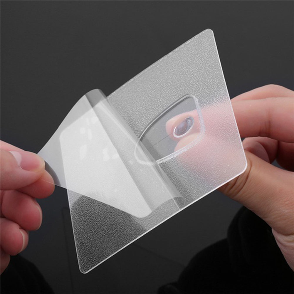 6Pcs Transparent Wall Seamless Hook Kitchen Bathroom Holder Door Back Hanger