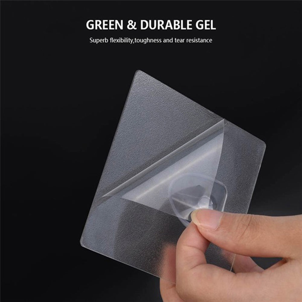 6Pcs Transparent Wall Seamless Hook Kitchen Bathroom Holder Door Back Hanger