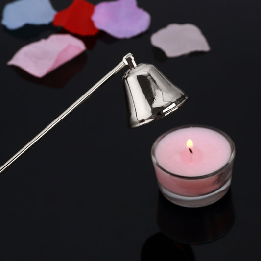 Stainless Steel Bell Shaped Aromatherapy Candle Oil Lamp Fire Extinguish Tool