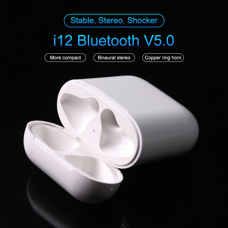TWS Wireless Bluetooth Earphone Touch Control Earphones 3D Surround Sound and Charge Case for IPhone Android Phone
