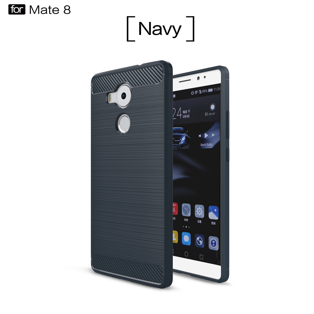 Luxury Back Case For Huawei Mate 8 Anti-Slippery Scratch-Resistant Shockproof Bumper Cover For Huawei Ascend Mate8