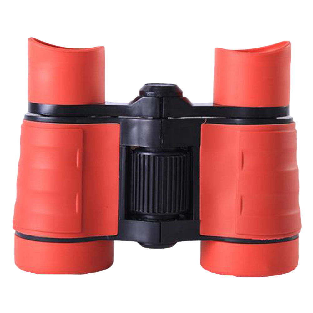 4X Magnification 30mm Objective Colorful Kids Child Mini Compass Binoculars Toy