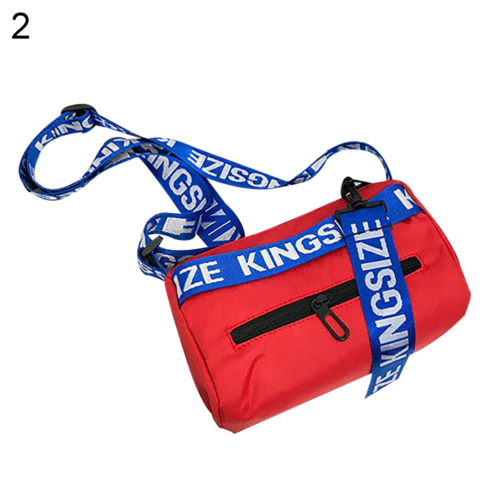 Fashion Letter Zipper Women Men Mini Cross Body Bag Casual Shoulder Pouch