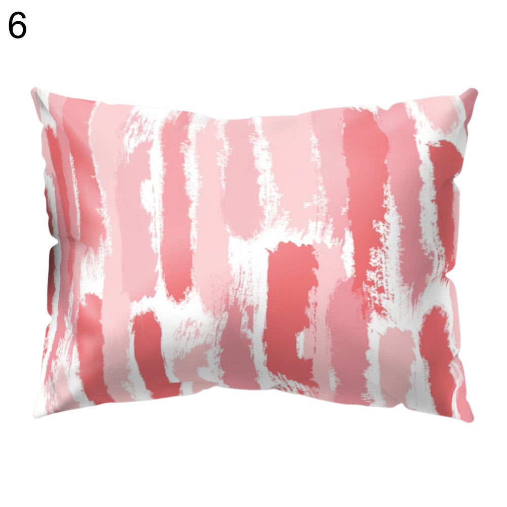 Abstract Color Block Animal Pillow Case Cushion Cover Sofa Bed Car Office Decor