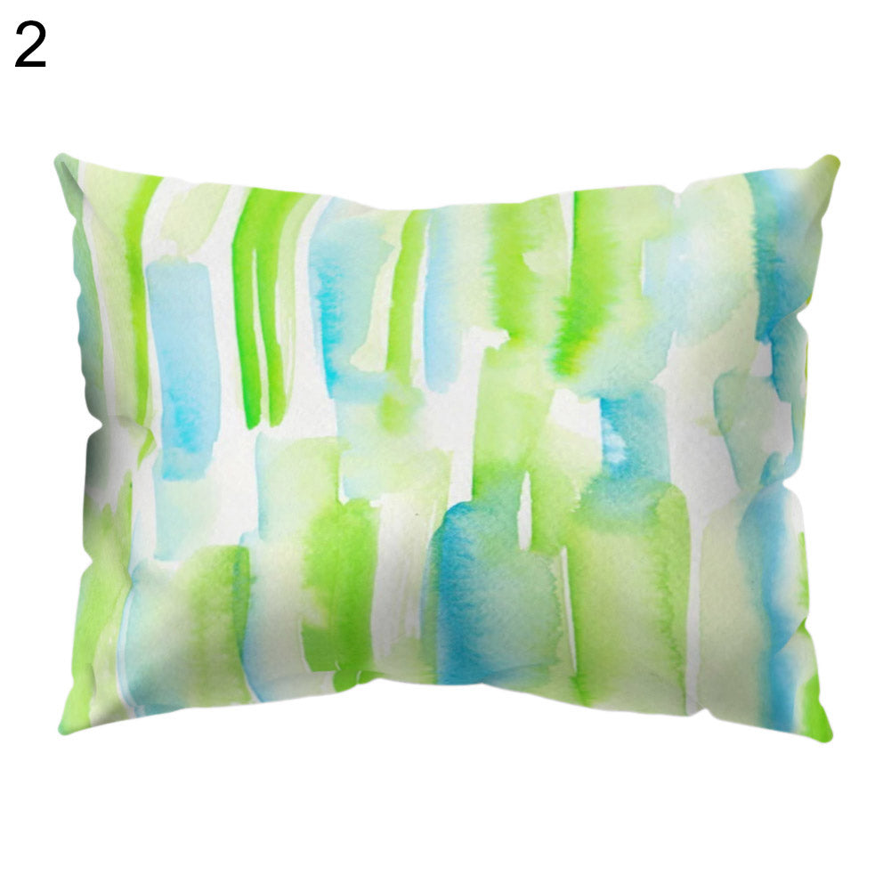 Abstract Color Block Animal Pillow Case Cushion Cover Sofa Bed Car Office Decor