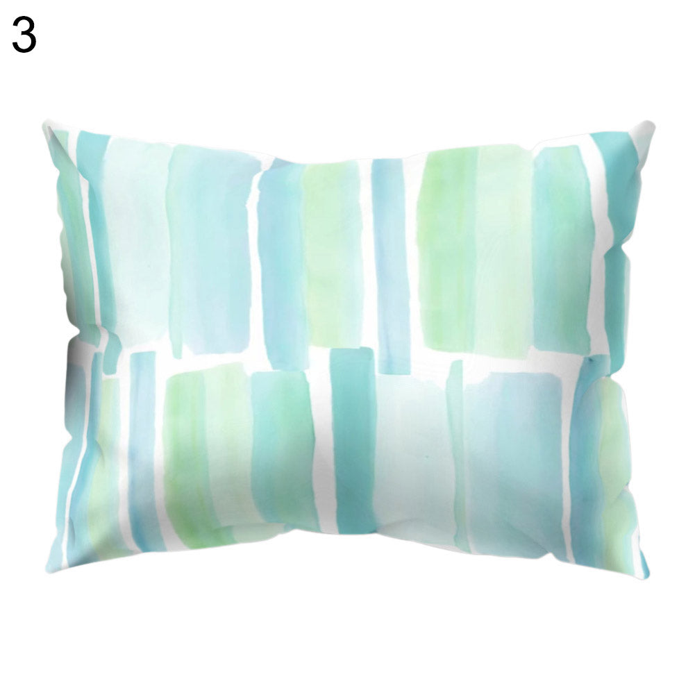 Abstract Color Block Animal Pillow Case Cushion Cover Sofa Bed Car Office Decor