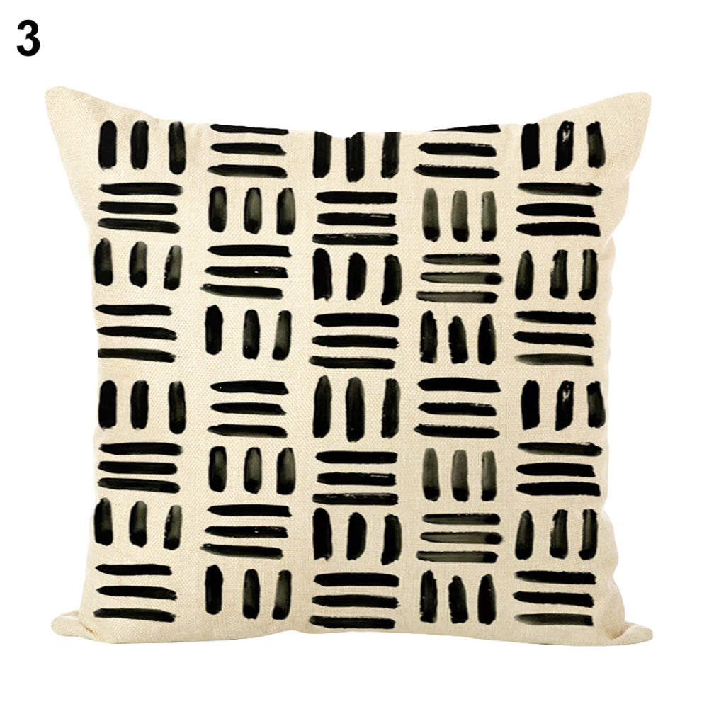 Abstract Pattern Words Pillow Case Cushion Cover Car Home Cafe Sofa Decoration