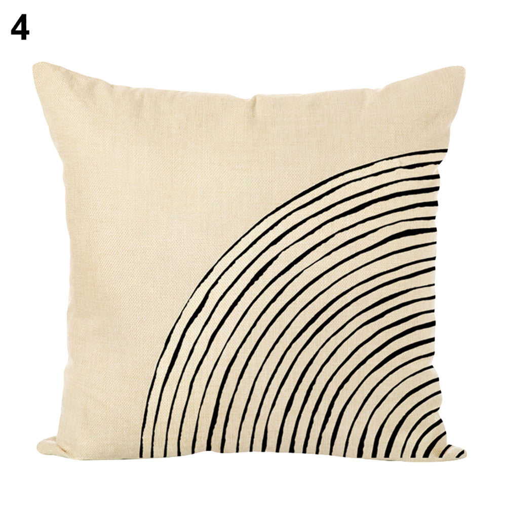 Abstract Pattern Words Pillow Case Cushion Cover Car Home Cafe Sofa Decoration