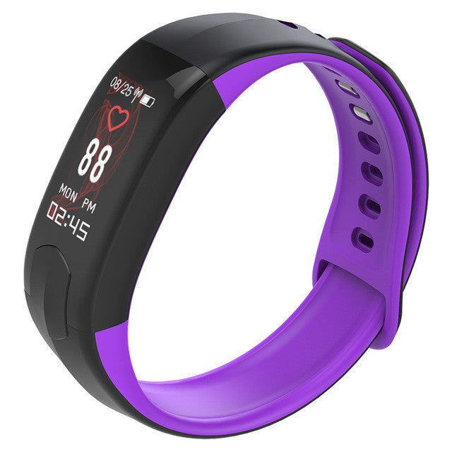 Smart Bracelet Blood Pressure Activity Tracker Smart Band Exercise Tracker Heart Rate Monitor Wristband for Android IOS