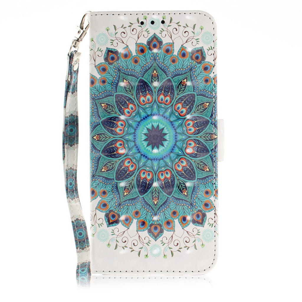 Flip Cover Phone Bags For Motorola Moto G6/Moto G6 Plus Case 3D Painting PU Leather Soft Silicon Wallet Covers Cases Coque