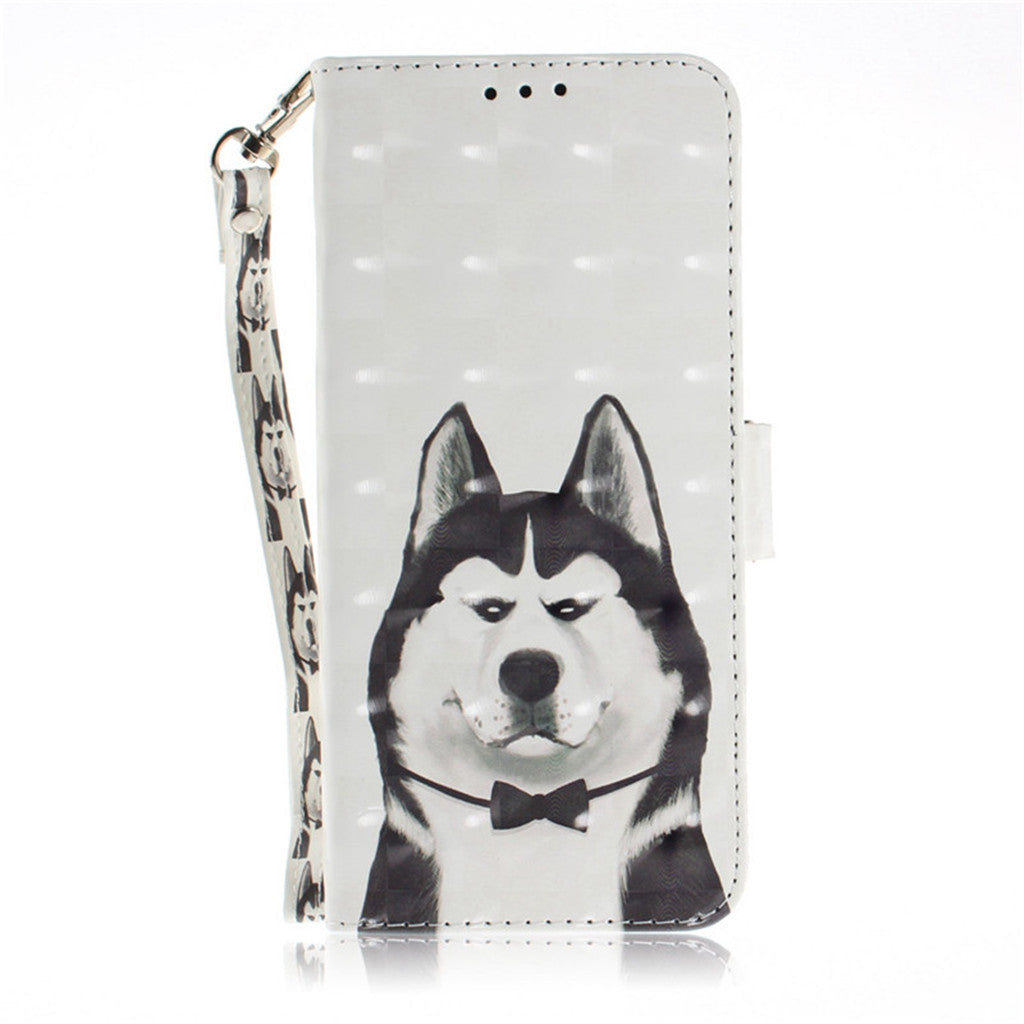 Flip Cover Phone Bags For Motorola Moto G6/Moto G6 Plus Case 3D Painting PU Leather Soft Silicon Wallet Covers Cases Coque