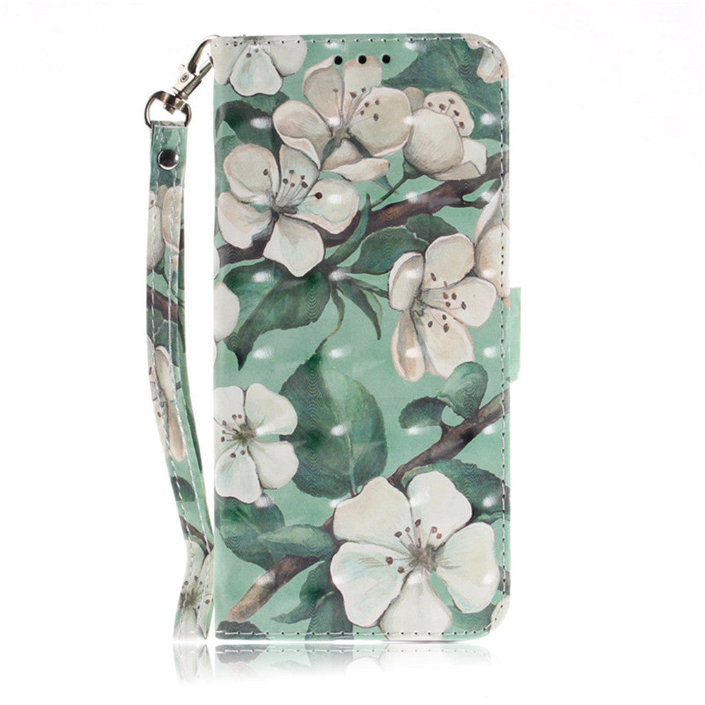 Flip Cover Phone Bags For Motorola Moto G6/Moto G6 Plus Case 3D Painting PU Leather Soft Silicon Wallet Covers Cases Coque