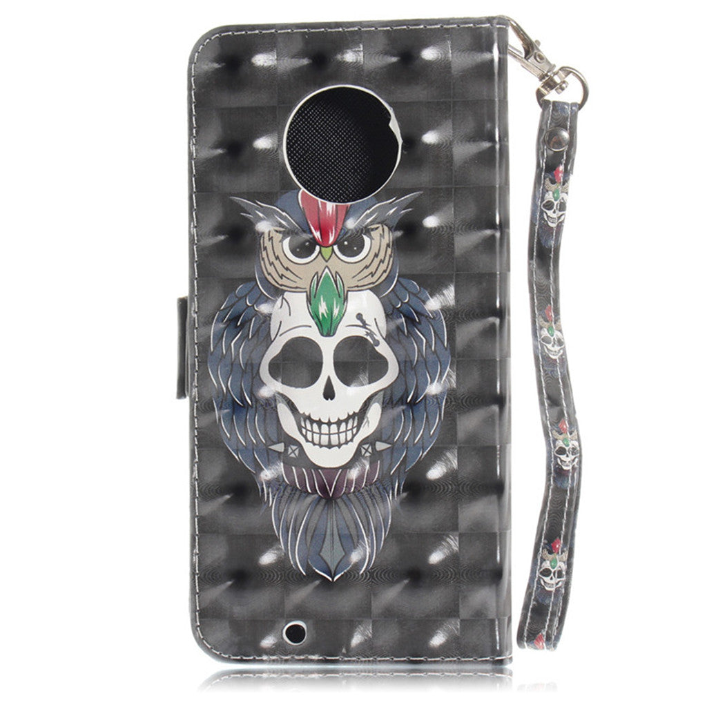 Flip Cover Phone Bags For Motorola Moto G6/Moto G6 Plus Case 3D Painting PU Leather Soft Silicon Wallet Covers Cases Coque