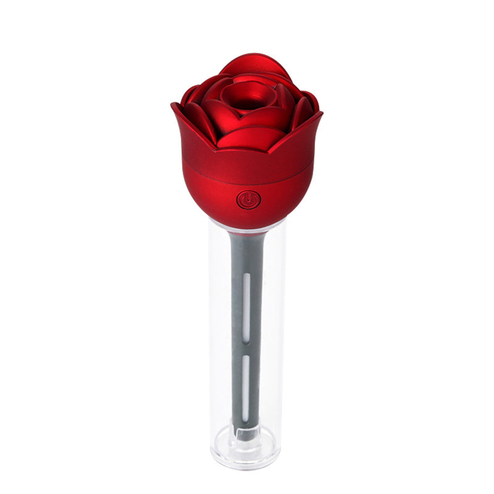 USB Mini Humidifier Rose Flower Shaped Air Purifier Aroma Diffuser Atomizer for Office Home