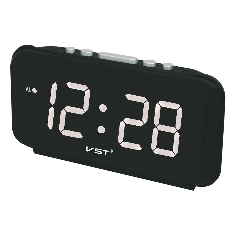 Big Numbers Digital Alarm Clocks EU Plug AC power Electronic Table Clocks with Large LED Display