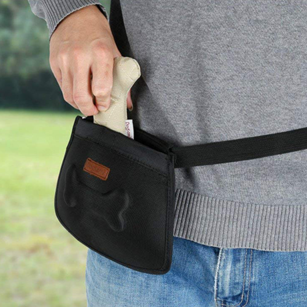 Pet Treat Pouch Dog Training Waist Bag Snacks Pockets with Adjustable Waist