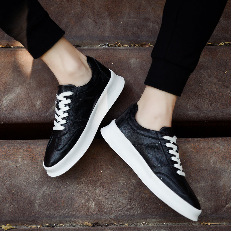 Men's Leisure Poly Urethane Lace Up Sneakers