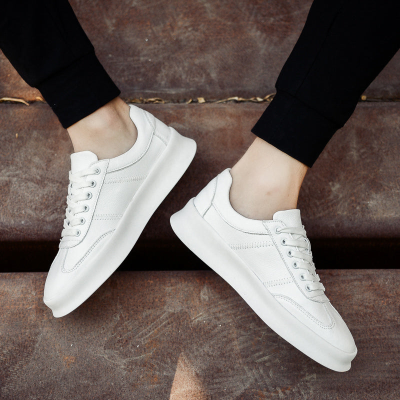 Men's Leisure Poly Urethane Lace Up Sneakers