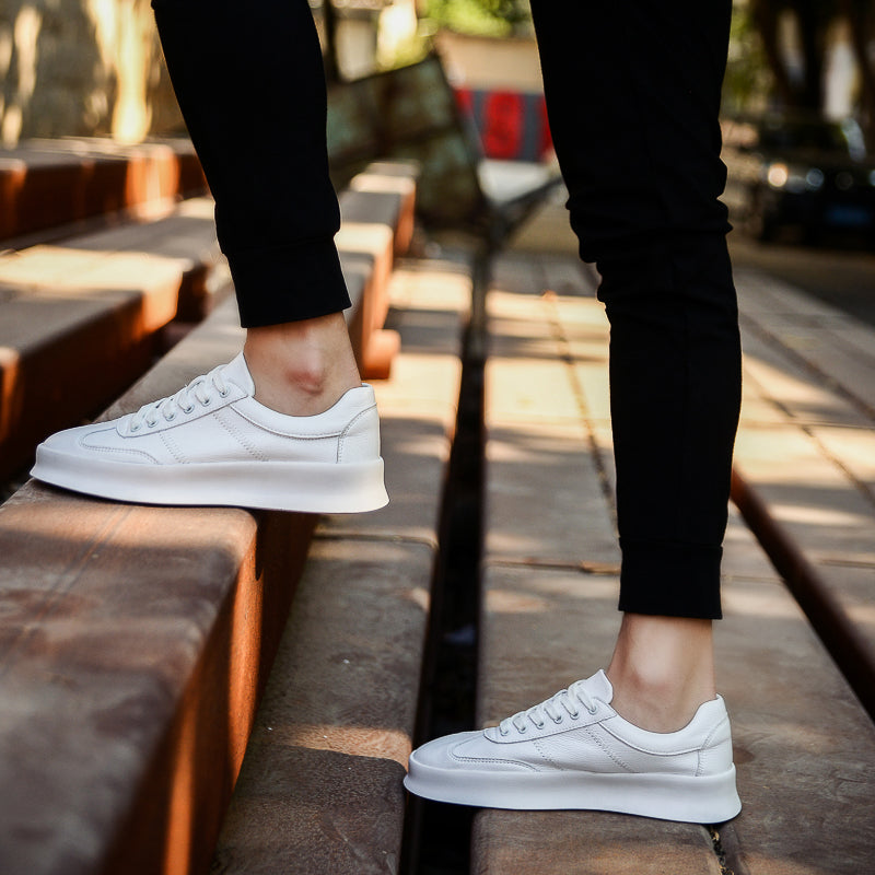 Men's Leisure Poly Urethane Lace Up Sneakers