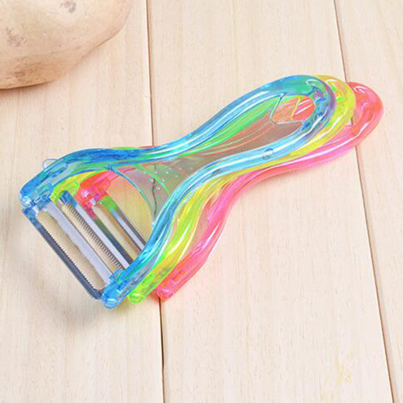 1 Pcs Plastic Fruit Carrot Potato Peeler Parer Cutter Kitchen Tool Multi-purpose Planing Vegetable Melon Gadget Peeler