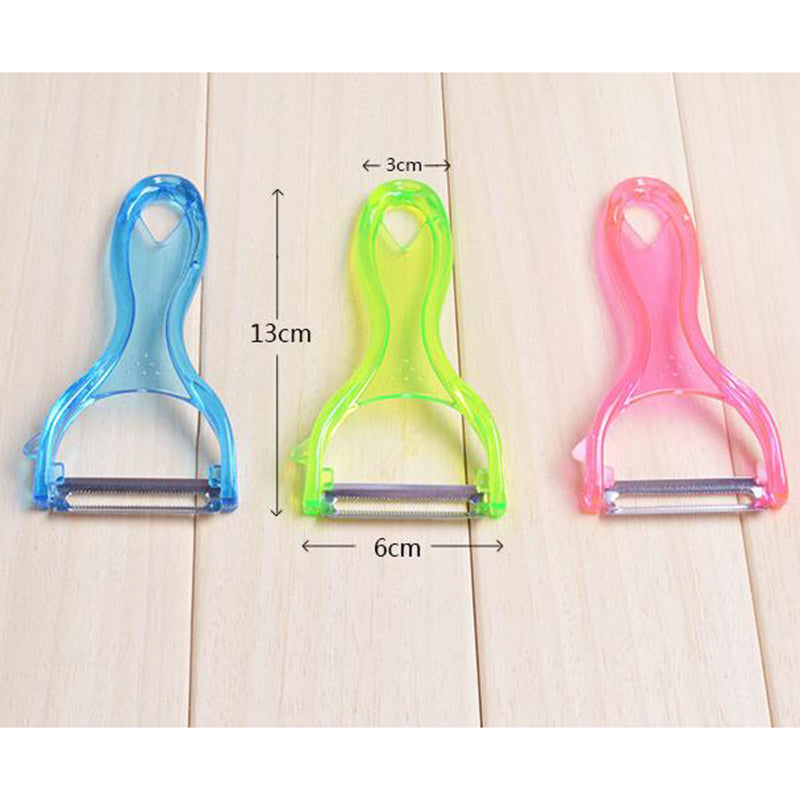 1 Pcs Plastic Fruit Carrot Potato Peeler Parer Cutter Kitchen Tool Multi-purpose Planing Vegetable Melon Gadget Peeler