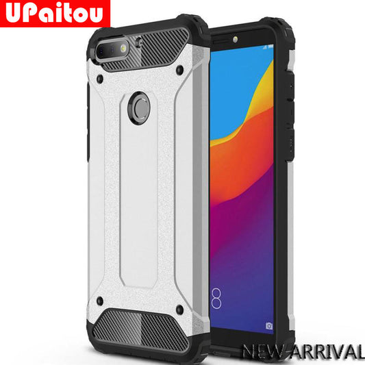 for Huawei Nova 2 Lite Honor 7C Pro Case Heavy Duty Shockproof Cover Hybrid Hard PC TPU Rugged Layer Shell