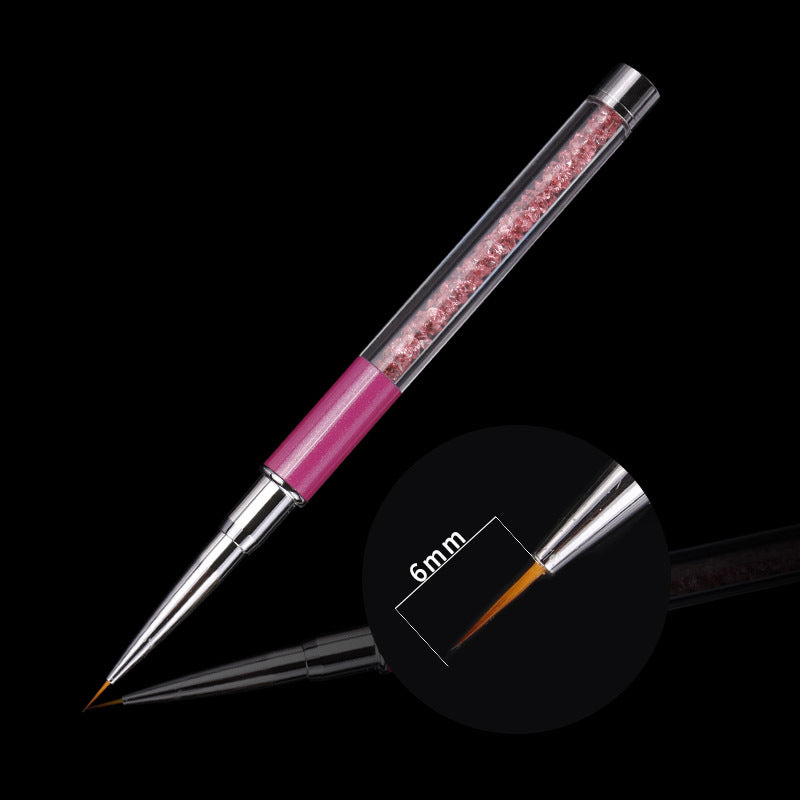 5pcs/set Nail make up paint brush Beauty Nail Art Tool set Nail Point Diamond Pull Pen Dip Pen Light Therapy Pen