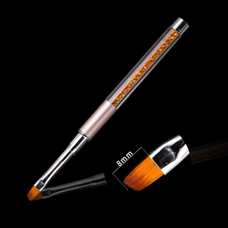 5pcs/set Nail make up paint brush Beauty Nail Art Tool set Nail Point Diamond Pull Pen Dip Pen Light Therapy Pen