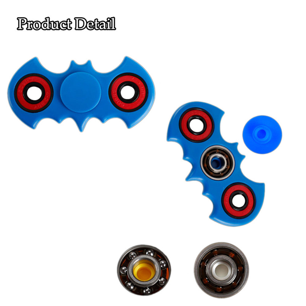 Hand Spinner Fidget Batman Stress Cube Fidget Spinner Finger Tri-Spinner Toy Adults Focus Anti Stress Gifts