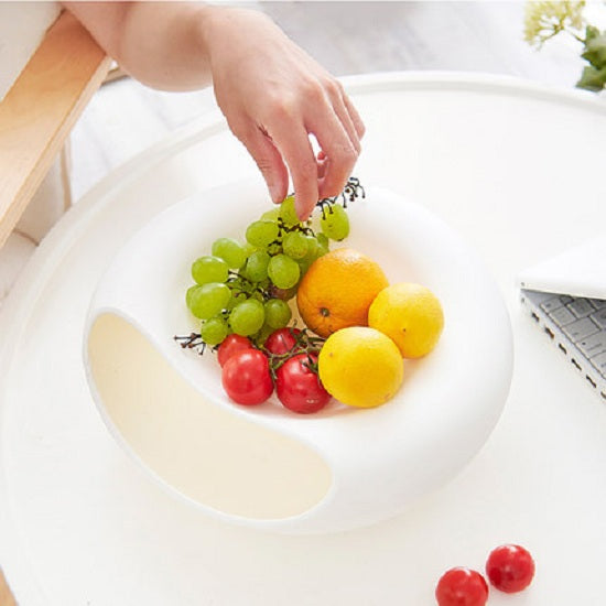 Creative Modern Living Room Simple Plastic Snacks Melon Seeds Candy Tray Collection Box Plastic Lazy Desktop Trash Box