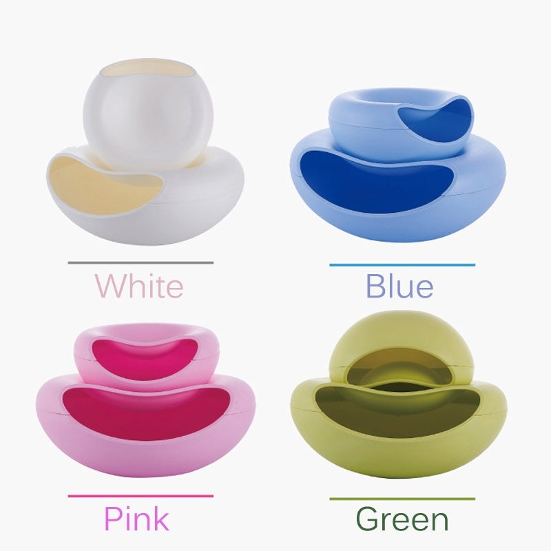 Creative Modern Living Room Simple Plastic Snacks Melon Seeds Candy Tray Collection Box Plastic Lazy Desktop Trash Box