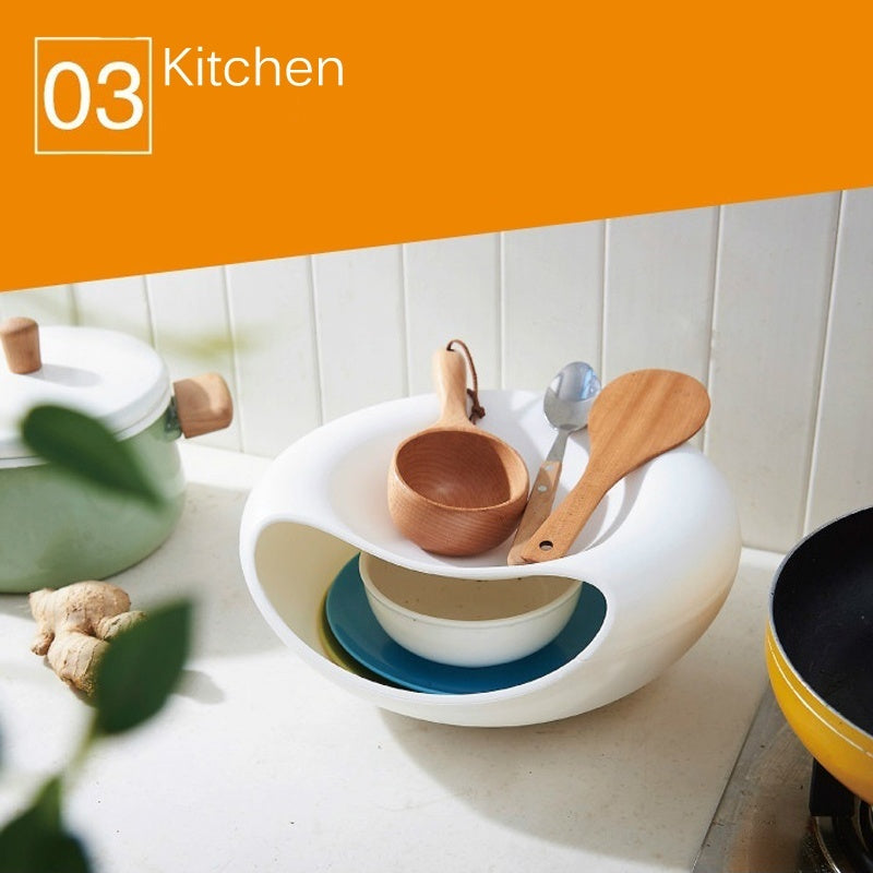 Creative Modern Living Room Simple Plastic Snacks Melon Seeds Candy Tray Collection Box Plastic Lazy Desktop Trash Box