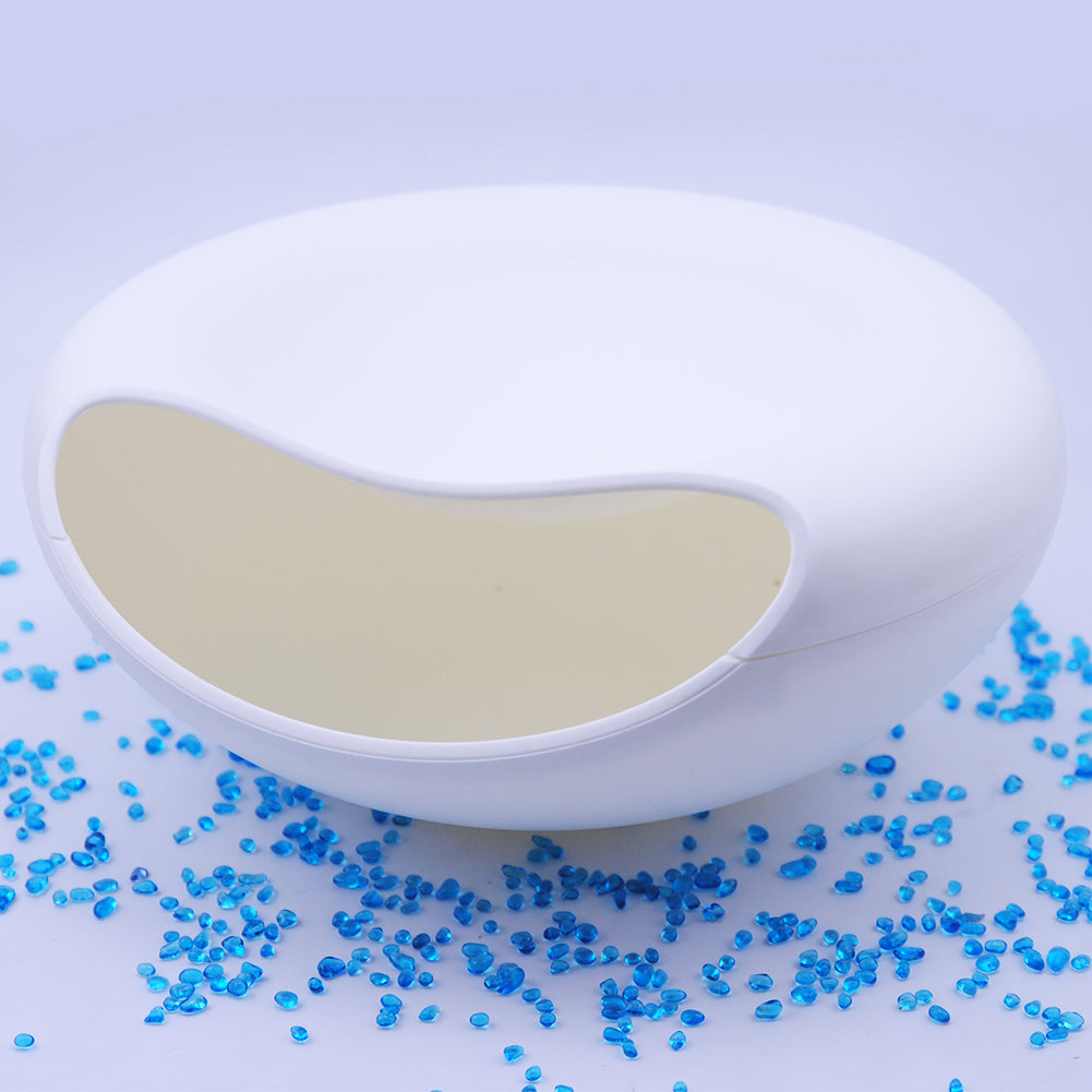 Creative Modern Living Room Simple Plastic Snacks Melon Seeds Candy Tray Collection Box Plastic Lazy Desktop Trash Box