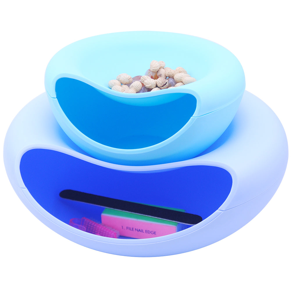 Creative Modern Living Room Simple Plastic Snacks Melon Seeds Candy Tray Collection Box Plastic Lazy Desktop Trash Box