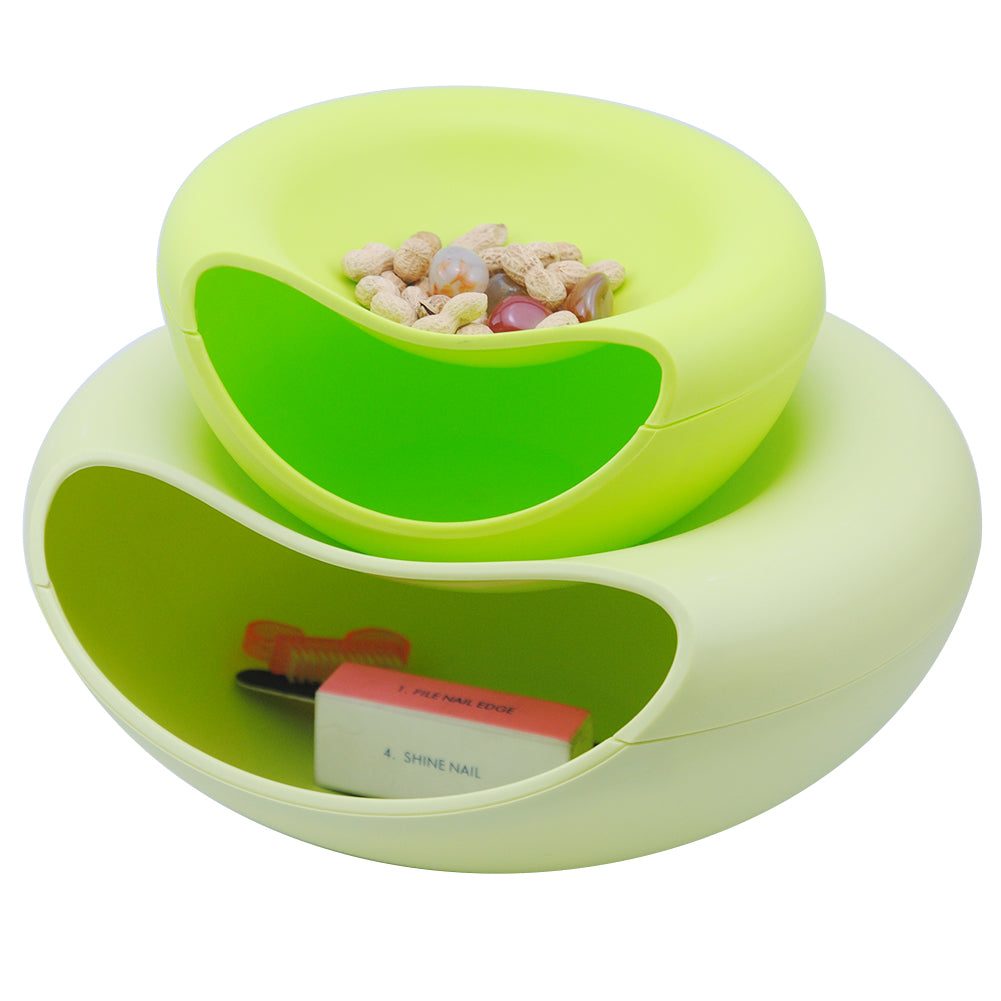 Creative Modern Living Room Simple Plastic Snacks Melon Seeds Candy Tray Collection Box Plastic Lazy Desktop Trash Box