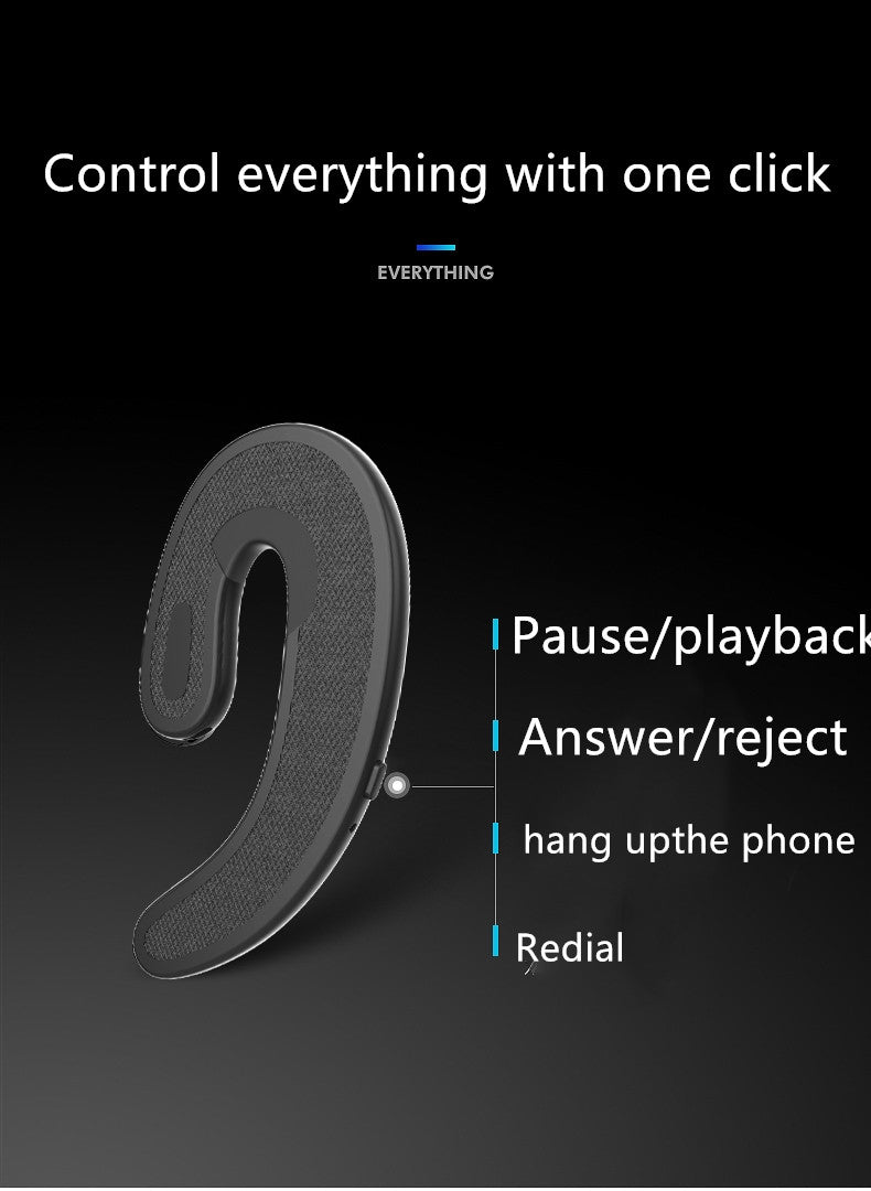 CV 6.0 Bluetooth Business Earphone with Microphone Hands-free Calling Music Playback Sports Earhook for Xiaomi