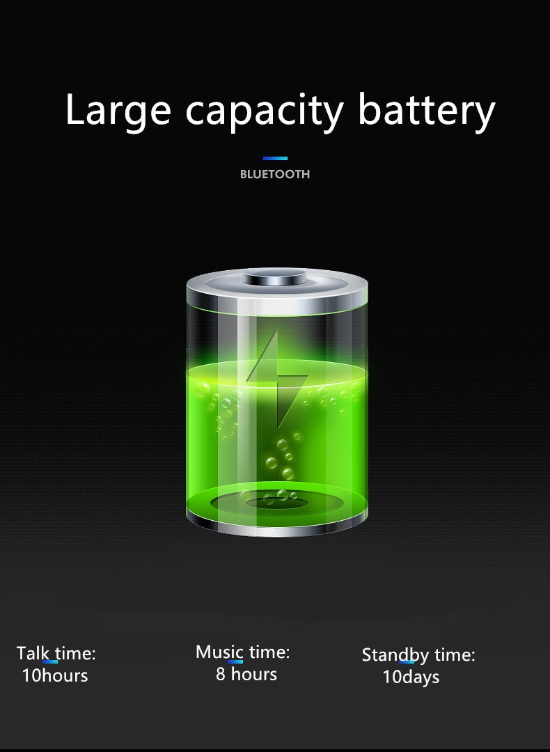 CV 6.0 Bluetooth Business Earphone with Microphone Hands-free Calling Music Playback Sports Earhook for Xiaomi