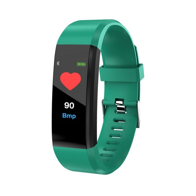 Smart Bracelet Blood Pressure Heart Rate Monitor Fitness Wristband Fashion Sports Pedometer Waterproof Smart Wristwatch
