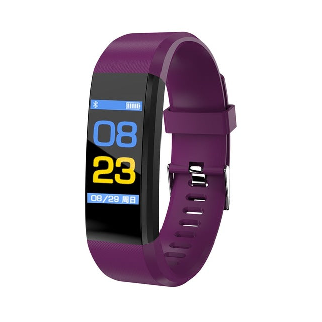 Smart Bracelet Blood Pressure Heart Rate Monitor Fitness Wristband Fashion Sports Pedometer Waterproof Smart Wristwatch