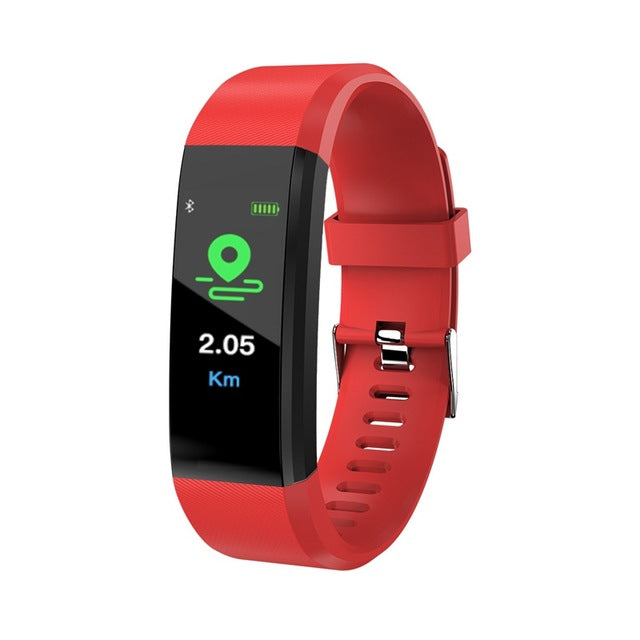 Smart Bracelet Blood Pressure Heart Rate Monitor Fitness Wristband Fashion Sports Pedometer Waterproof Smart Wristwatch