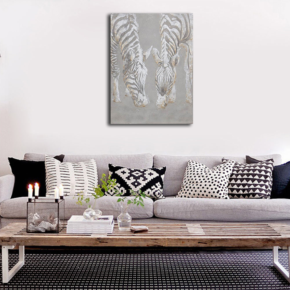 qiaojiahuayuan/30 YH-0643/canvas/Printed picture/Abstract still life zebra
