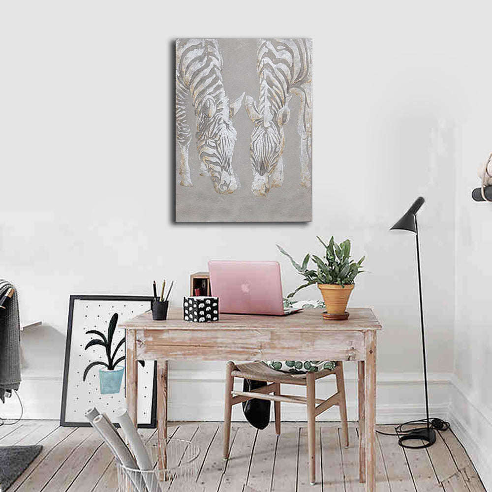 qiaojiahuayuan/30 YH-0643/canvas/Printed picture/Abstract still life zebra