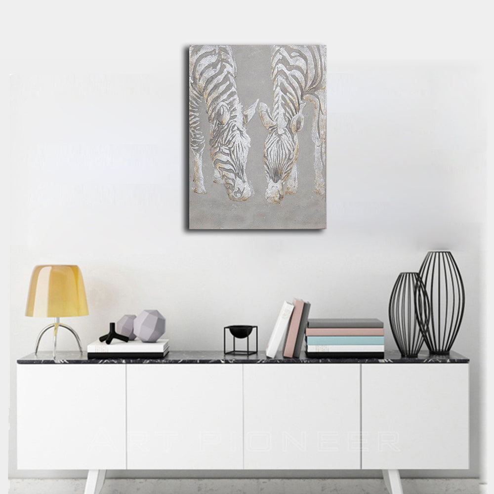 qiaojiahuayuan/30 YH-0643/canvas/Printed picture/Abstract still life zebra