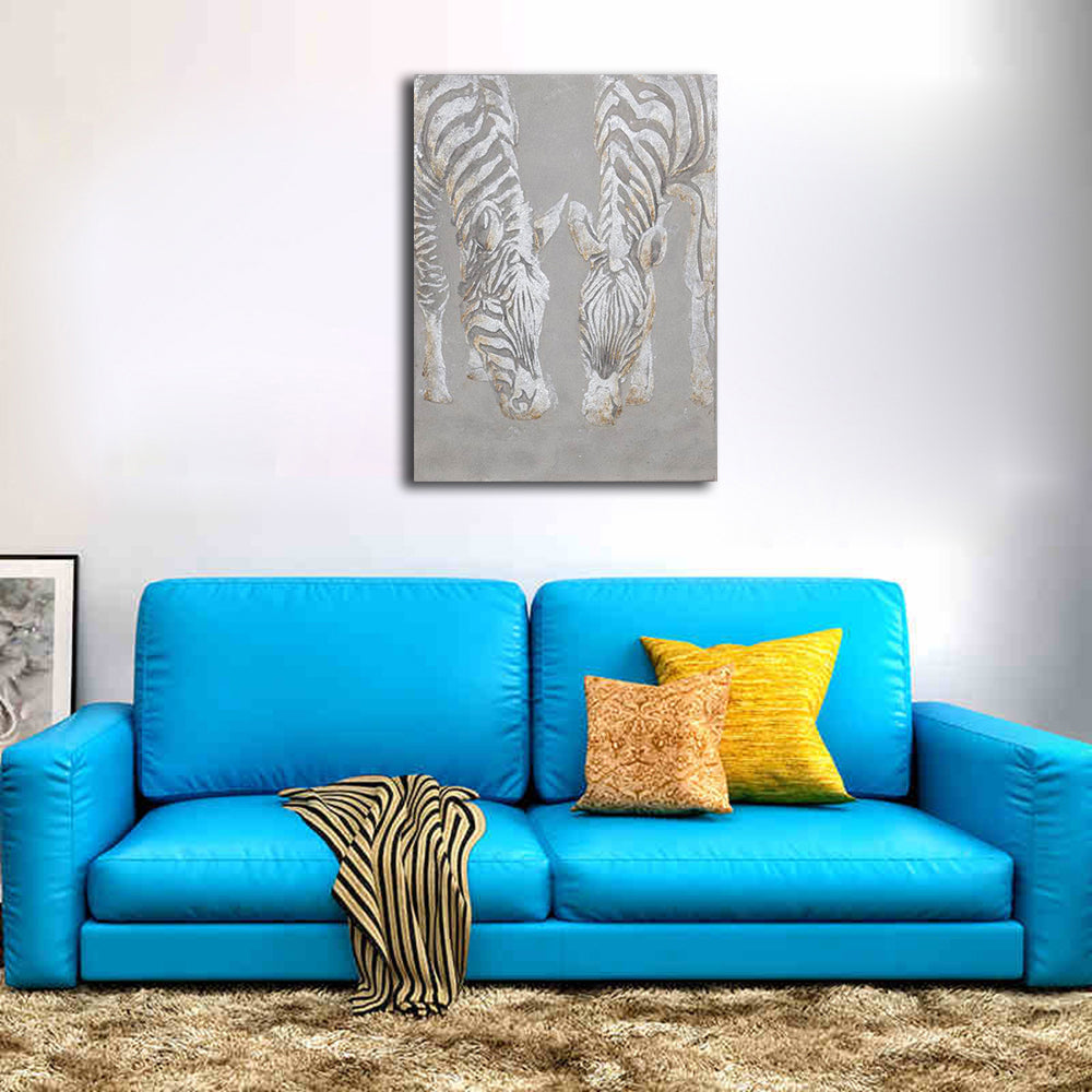 qiaojiahuayuan/30 YH-0643/canvas/Printed picture/Abstract still life zebra