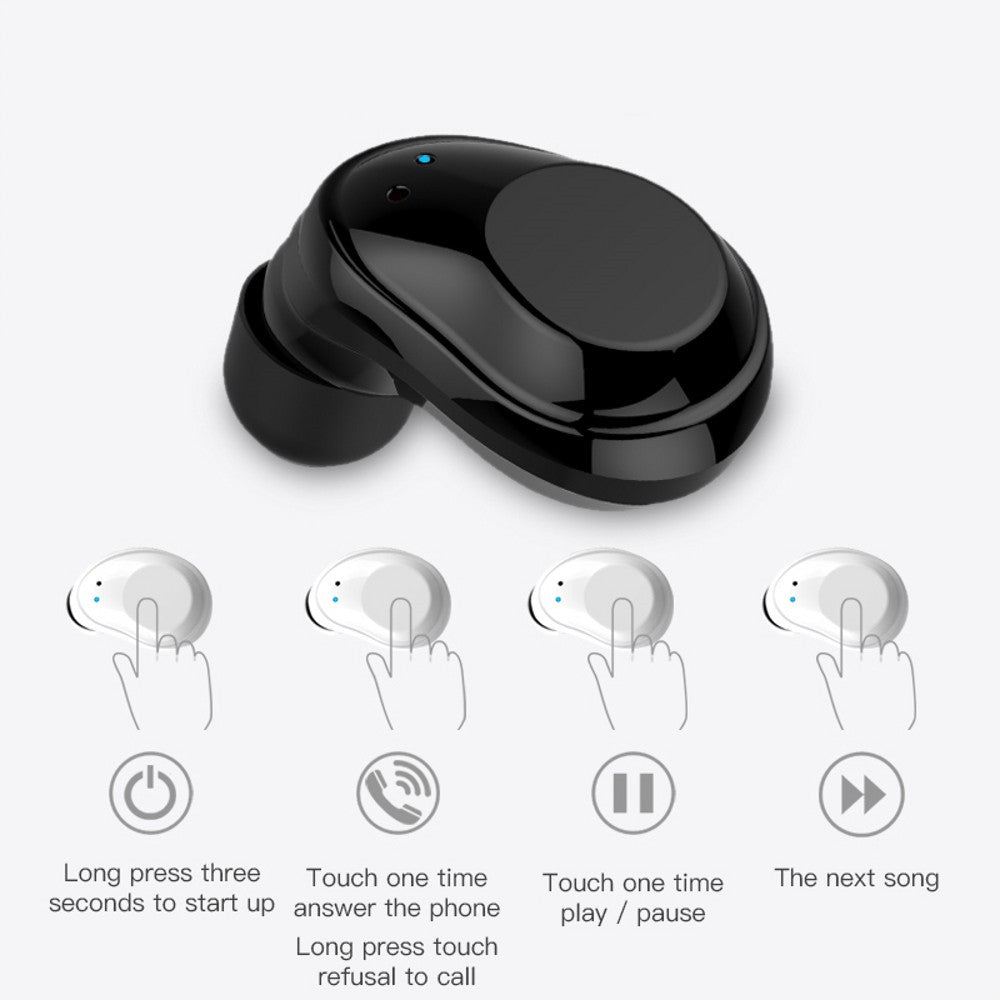 TWS Bluetooth Earbuds True Wireless In Ear Touch Earphones Mini Handsfree Earpieces for IPhone Samsung