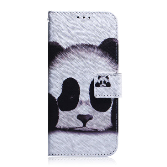 Wallet Case For Samsung Galaxy A50 Filp Cover Hot selling Coloured pattern Wolf tiger lion Owl Dog With Card Slot Design