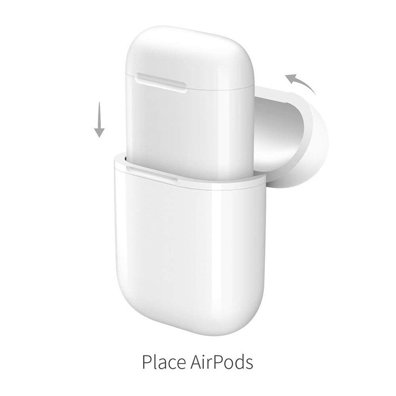 Wireless Charge Case for Airpods QI Standard Airpods Wireless charging Receiver Cover Compatible with Any Wireless Charger